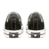 Chuck Mission-V Low Top des années 1970, rayures irrégulières blanches, « Noir et Blanc »