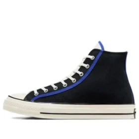 Chuck Taylor 70s High Top « Black Blue Flame »