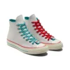 Chuck Taylor All Star 1970s « Blanc, bleu sarcelle et rouge »