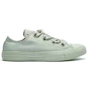 Chuck Taylor All Star Big Eyelets « Green Silk Bow »