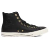 Chuck Taylor All Star « Black Leather Gold »