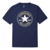 Chuck Taylor All Star Classic T-shirt à col rond et manches courtes imprimé « Bleu marine »