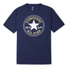 Chuck Taylor All Star Classic T-shirt à col rond et manches courtes imprimé « Bleu marine »