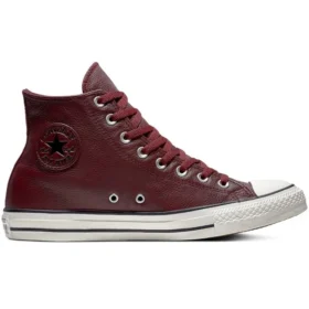 Chuck Taylor All Star Cuir Montant « Red White »