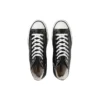 Chuck Taylor All Star Cuir vert olive Montante « Black »