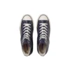 Chuck Taylor All Star Cuir vert olive Montante « Navy »