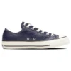 Chuck Taylor All Star Cuir vert olive Ox « Navy »