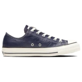 Chuck Taylor All Star Cuir vert olive Ox « Navy »