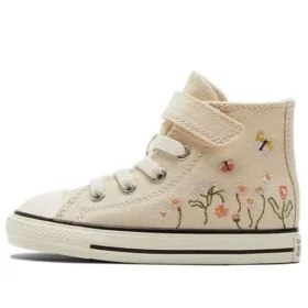 Chuck Taylor All Star Easy-On High « Embroidered Floral Print – Natural Ivory »