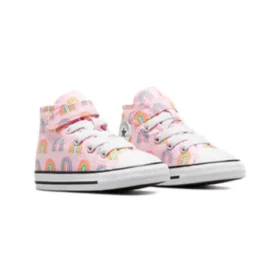 Chuck Taylor All Star Easy-On Rainbows Stretch-Lace « Rose »