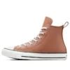 Chuck Taylor All Star en cuir avec doublure en fausse fourrure « Clay Pot »