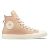 Chuck Taylor All Star en cuir avec doublure en fausse fourrure « Rose »