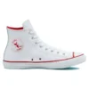 Chuck Taylor All Star en cuir « Rouge Blanc »