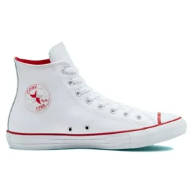Chuck Taylor All Star en cuir « Rouge Blanc »