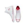 Chuck Taylor All Star en cuir « Rouge Blanc »