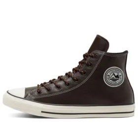 Chuck Taylor All Star en cuir vieilli « Brown White »