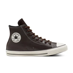 Chuck Taylor All Star en cuir vieilli « Brown White »
