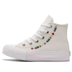 Chuck Taylor All Star EVA Lift Platform High « Floral Embroidery »