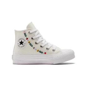 Chuck Taylor All Star EVA Lift Platform High « Floral Embroidery »