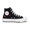 Chuck Taylor All Star EVA Lift Platform Y2K Heart High Top « Noir »