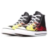 Chuck Taylor All Star Flame Nero Mod « Black Red »
