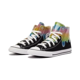 Chuck Taylor All Star Glitter Drip « Black Pink »