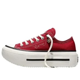 Chuck Taylor All Star Hearts Lift Double Stack Low « Days Ahead »