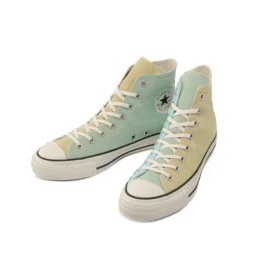 Chuck Taylor All Star Hi Chaussure basse décontractée en toile Bleu Vert Version japonaise « Green Blue »