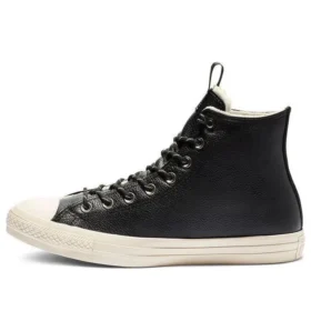 Chuck Taylor All Star Hi Leather « Black »