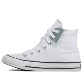 Chuck Taylor All Star Hi Stitched Patch « White »