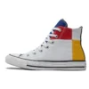 Chuck Taylor All Star High « Blanc Vert Rouge Jaune »