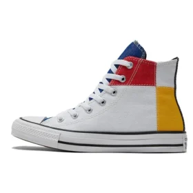 Chuck Taylor All Star High « Blanc Vert Rouge Jaune »