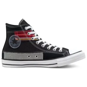 Chuck Taylor All Star High « Hacked Fashion – Black Cactus Flower »