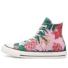 Chuck Taylor All Star High « Jungle Scene – Imprimé floral rose »
