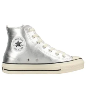 Chuck Taylor All Star High « Leather Silver »
