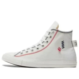 Chuck Taylor All Star High « Logo Tag – Vintage White »