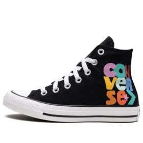 Chuck Taylor All Star High « Smiley Floral Print – Noir »