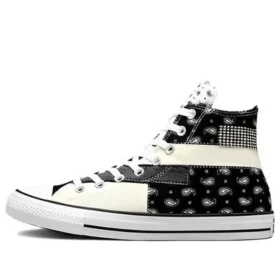 Chuck Taylor All Star High Top Hacked Patterns « Black Paisley »