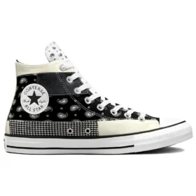 Chuck Taylor All Star High Top Hacked Patterns « Black Paisley »