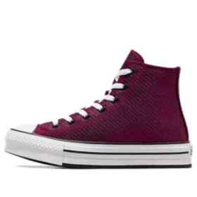 Chuck Taylor All Star High Top Lift Platform Sparkle « Prime Pink »