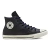 Chuck Taylor All Star High Tumbled Leather « Black Hyper Royal »