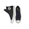 Chuck Taylor All Star High Tumbled Leather « Black Hyper Royal »