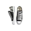 Chuck Taylor All Star « Imprimé zèbre noir et vert fluo »
