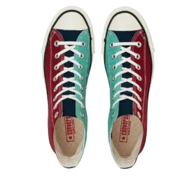 Chuck Taylor All Star J Hi « Maroon Dark Navy Mint »