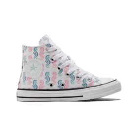 Chuck Taylor All Star K White « Blue Pink »