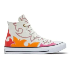 Chuck Taylor All Star LE High Egret Red Orange « White Red »
