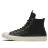 Chuck Taylor All Star Leather High « Black Egret »