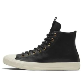 Chuck Taylor All Star Leather High « Black Egret »