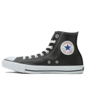 Chuck Taylor All Star Leather High Top « Black White »