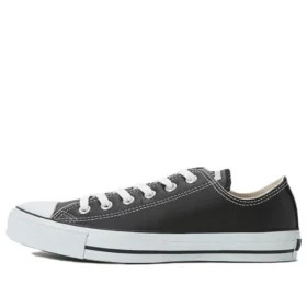 Chuck Taylor All Star Leather Ox « Black White »